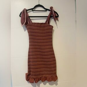Impeccable Pig striped mini dress